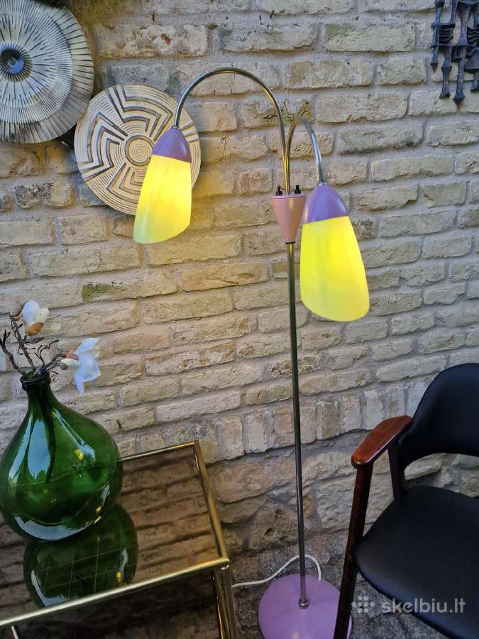 Vintažinis mid century dvigubas toršeras - nuotraukos Nr. 6