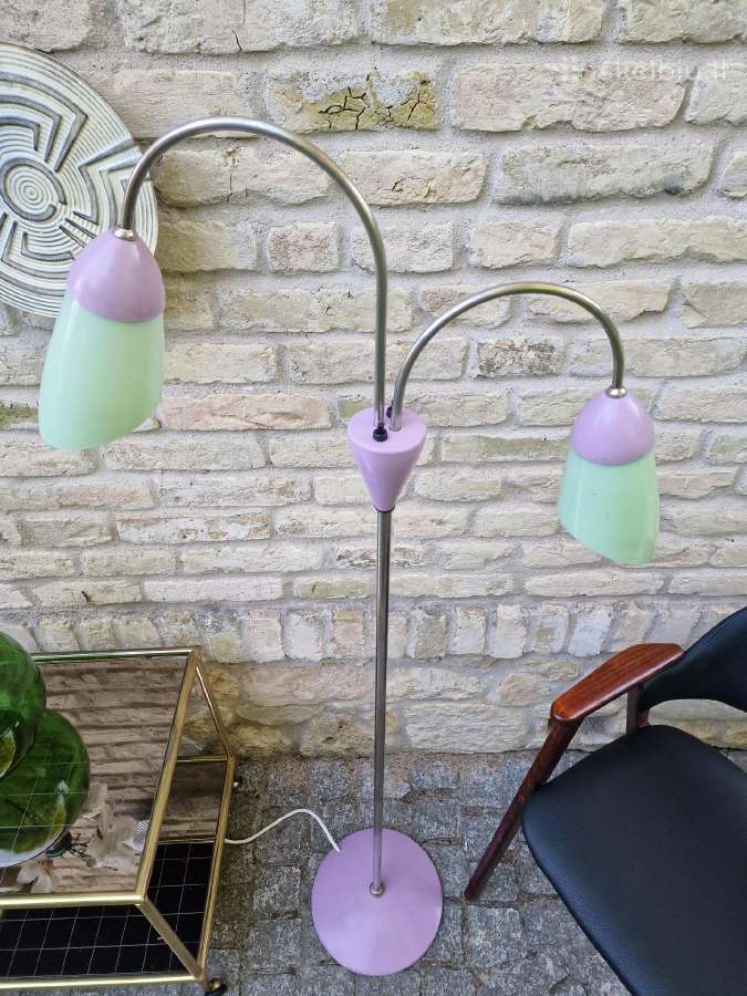 Vintažinis mid century dvigubas toršeras - nuotraukos Nr. 7