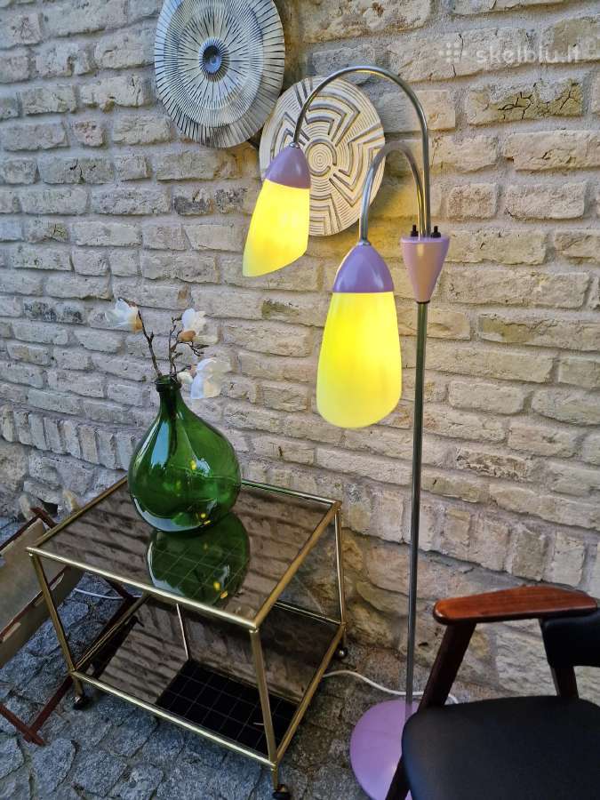 Vintažinis mid century dvigubas toršeras - nuotraukos Nr. 10