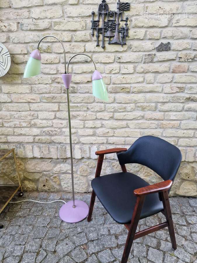 Vintažinis mid century dvigubas toršeras - nuotraukos Nr. 12