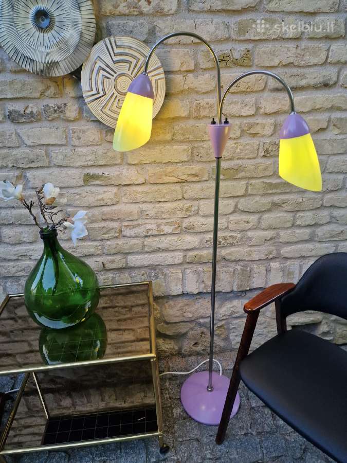 Vintažinis mid century dvigubas toršeras - nuotraukos Nr. 13