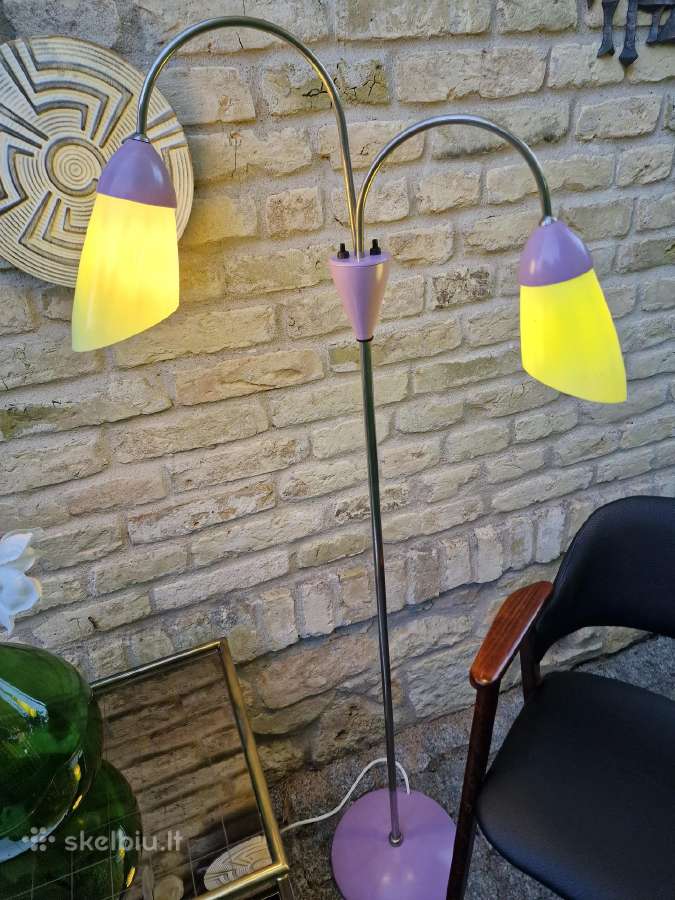 Vintažinis mid century dvigubas toršeras - nuotraukos Nr. 17