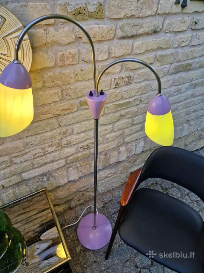 Vintažinis mid century dvigubas toršeras - nuotraukos Nr. 19