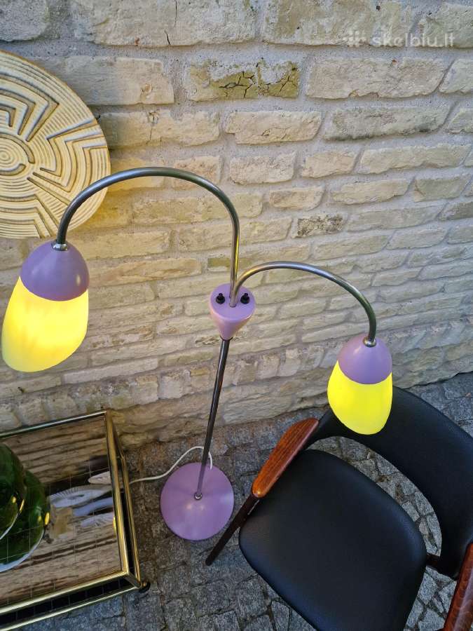 Vintažinis mid century dvigubas toršeras - nuotraukos Nr. 21