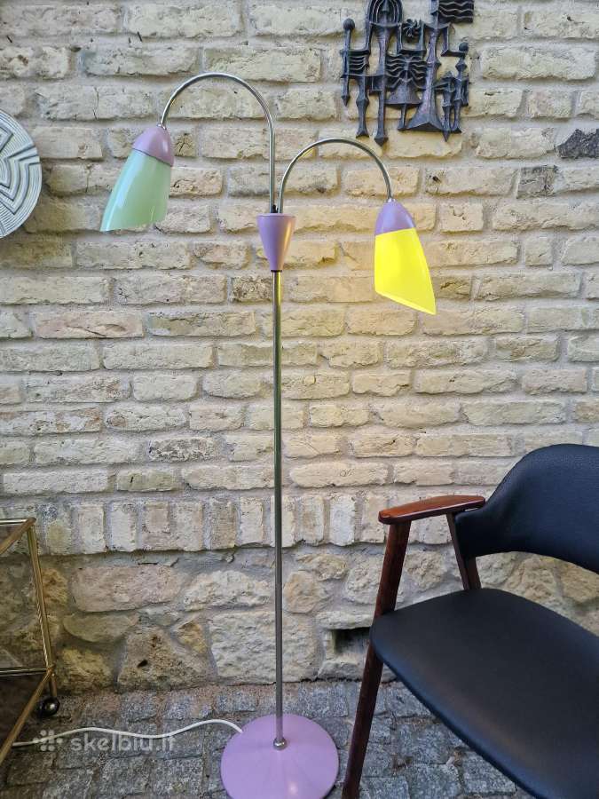 Vintažinis mid century dvigubas toršeras - nuotraukos Nr. 23