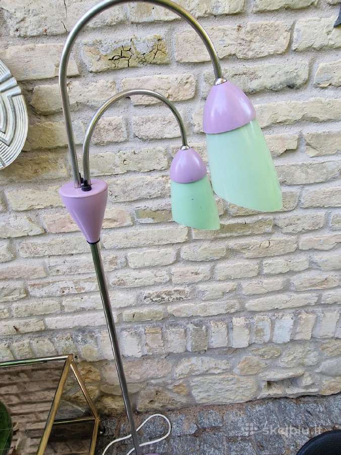 Vintažinis mid century dvigubas toršeras - nuotraukos Nr. 36