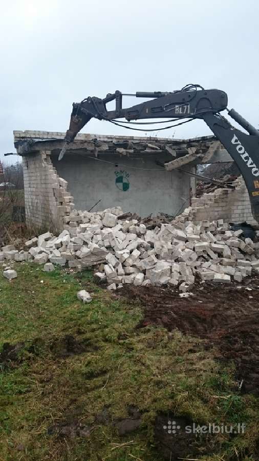 Ekskavatoriaus račioko nuoma, žemės kasimo darbai - nuotraukos Nr. 3