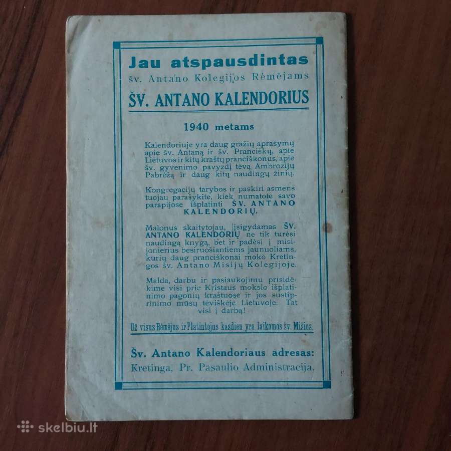 Pranciškonių Pasaulis 1939 m. ,nr.12 - nuotraukos Nr. 3