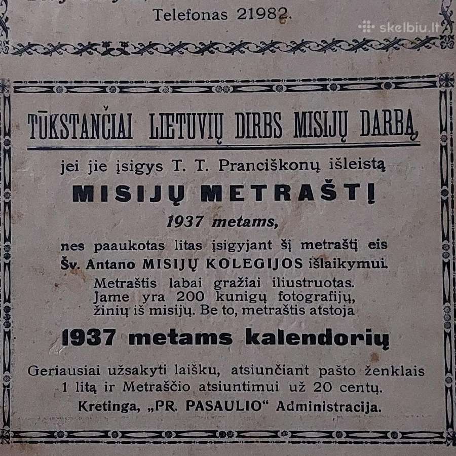 Pranciškonių Pasaulis 1937 m. ,nr.2 - nuotraukos Nr. 14