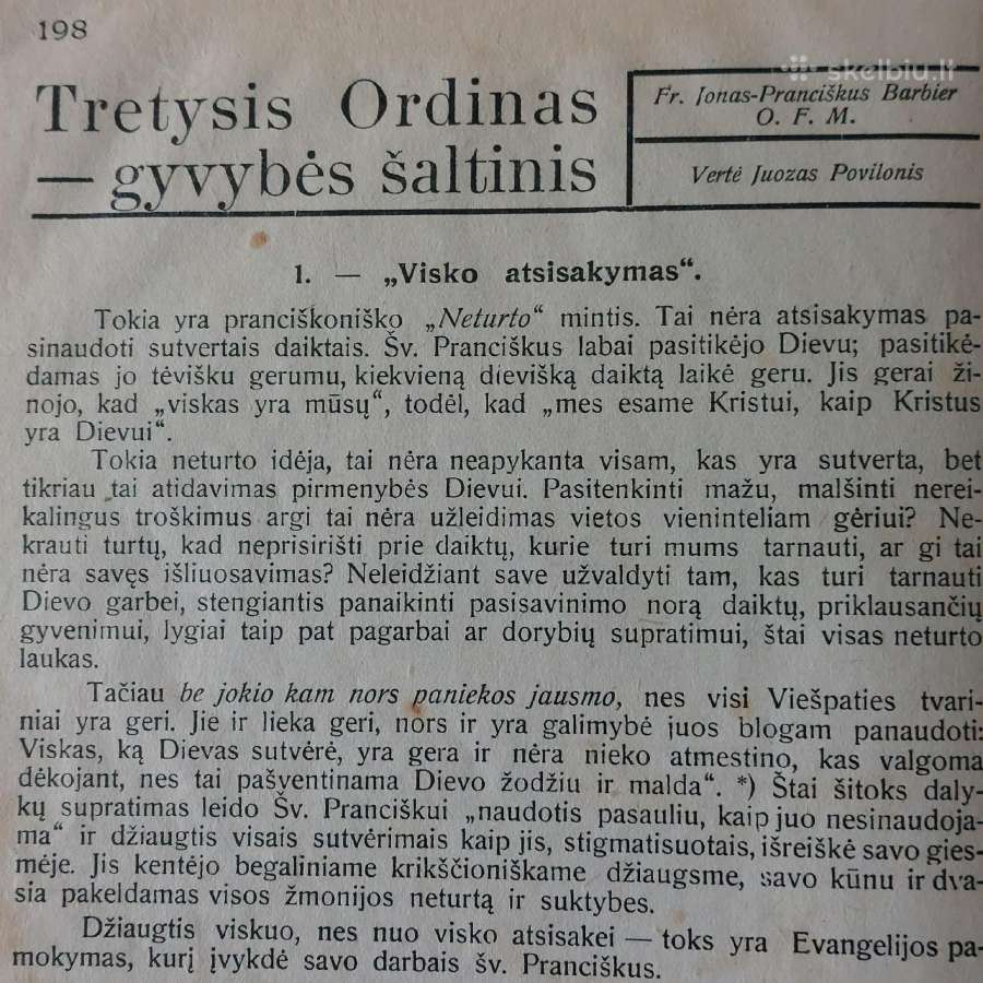 Pranciškonių Pasaulis 1940 m. ,nr.7 - nuotraukos Nr. 15