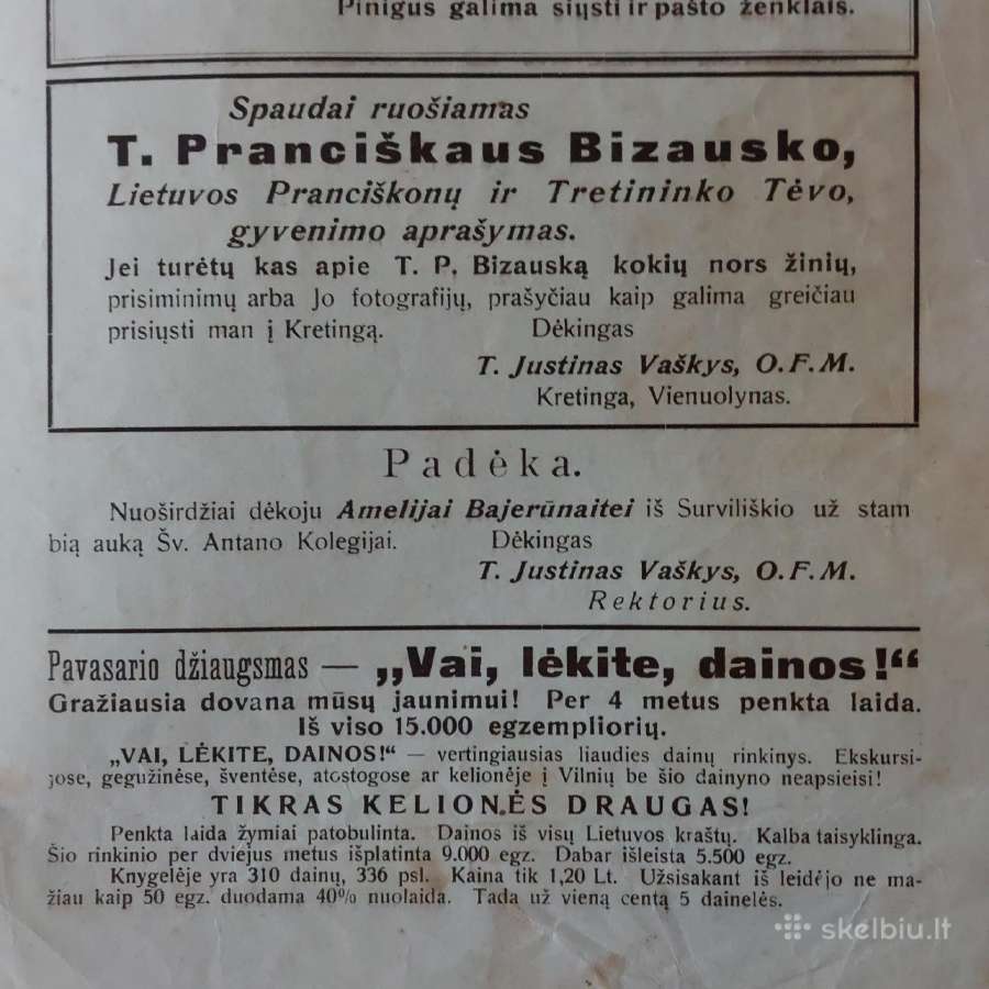 Pranciškonių Pasaulis 1940 m. ,nr.7 - nuotraukos Nr. 17