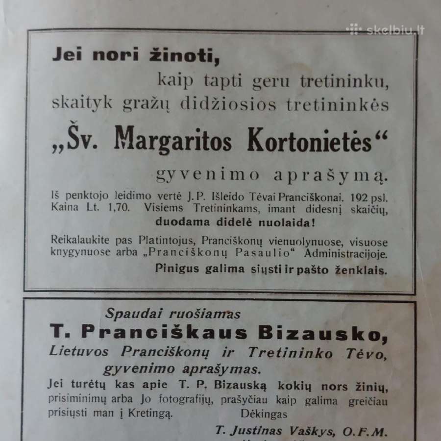 Pranciškonių Pasaulis 1940 m. ,nr.7 - nuotraukos Nr. 18