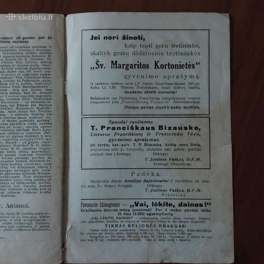 Pranciškonių Pasaulis 1940 m. ,nr.7 - nuotraukos Nr. 23