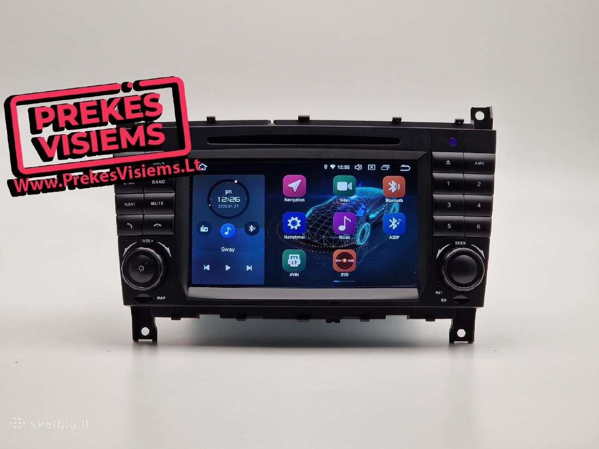 Mercedes W203, W209, W463 Android multimedija - nuotraukos Nr. 3