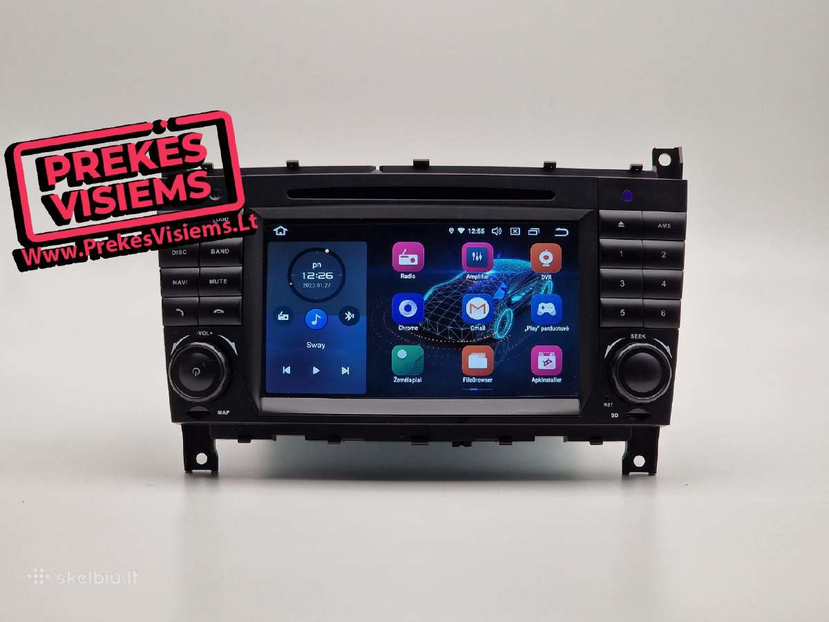 Mercedes W203, W209, W463 Android multimedija - nuotraukos Nr. 4