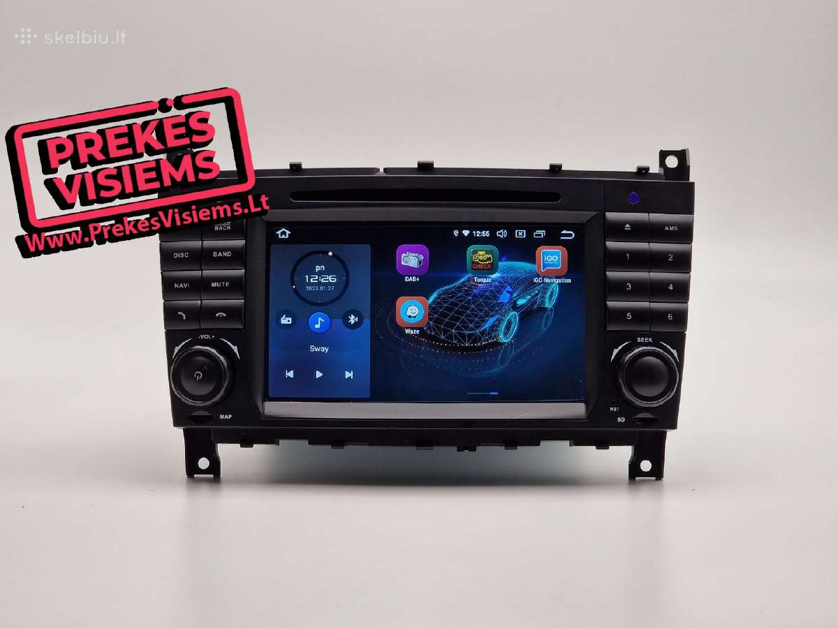 Mercedes W203, W209, W463 Android multimedija - nuotraukos Nr. 6
