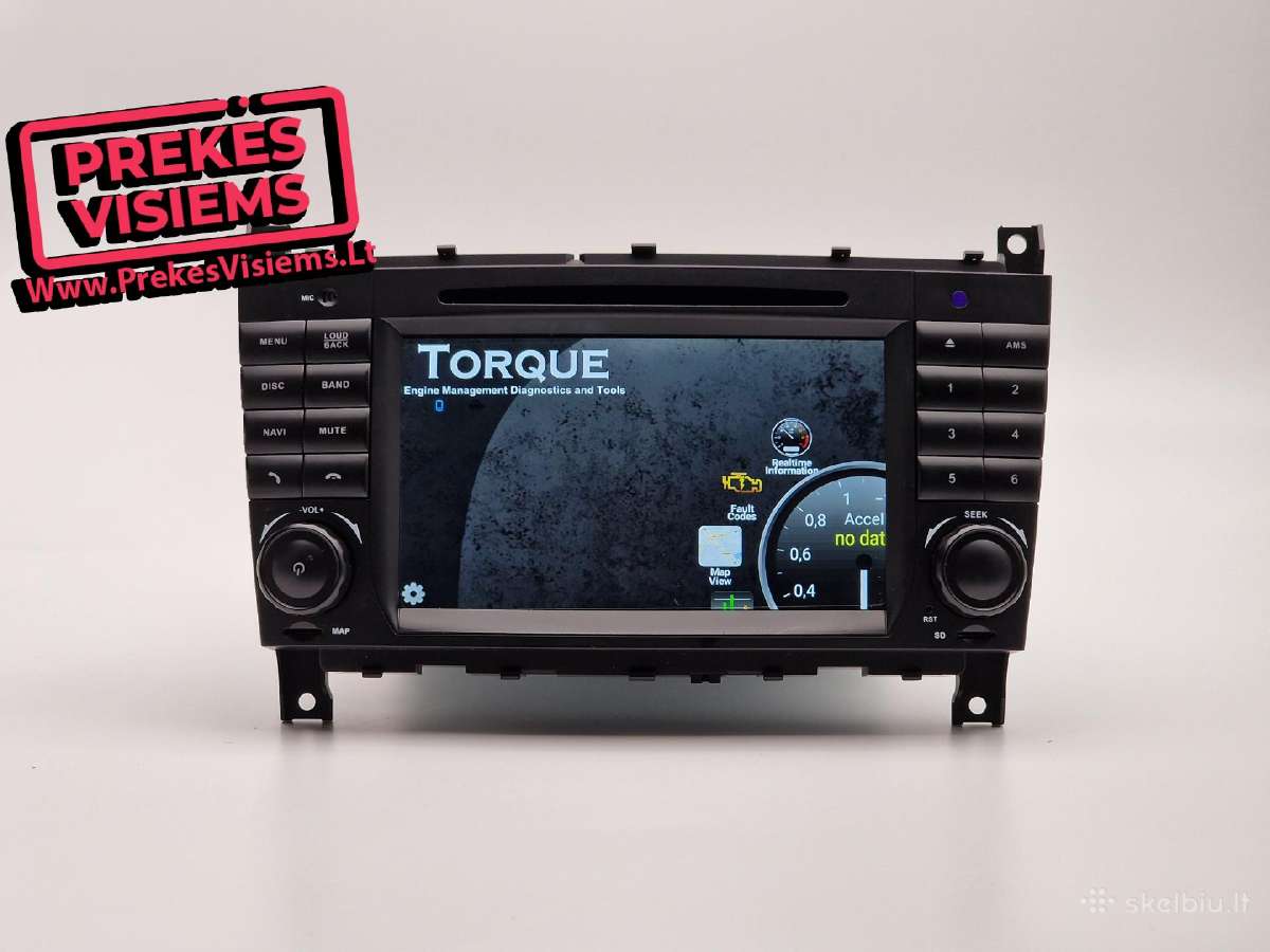 Mercedes W203, W209, W463 Android multimedija - nuotraukos Nr. 12