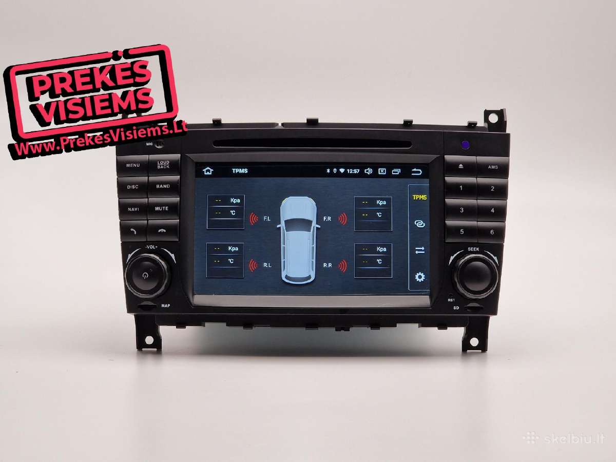 Mercedes W203, W209, W463 Android multimedija - nuotraukos Nr. 13