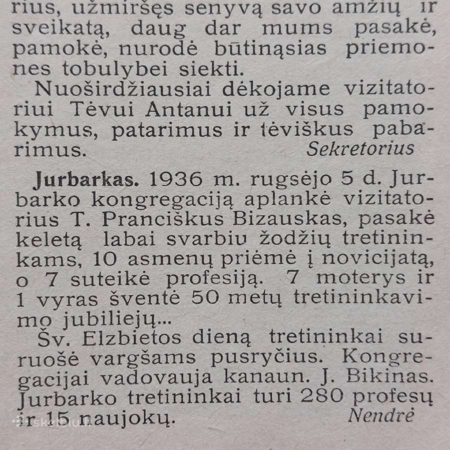 Pranciškonių Pasaulis 1937 m. ,nr.3 - nuotraukos Nr. 23