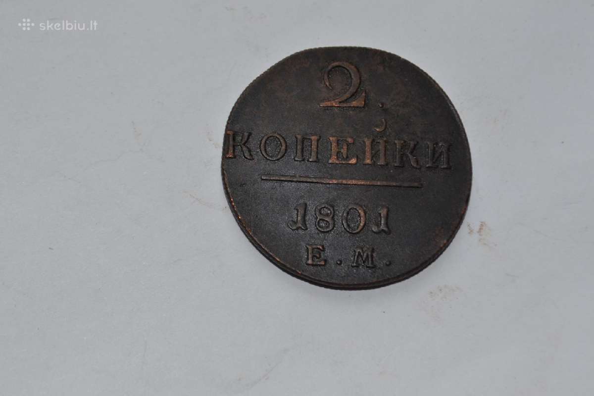 2 kapeikos 1801 m.e.m.