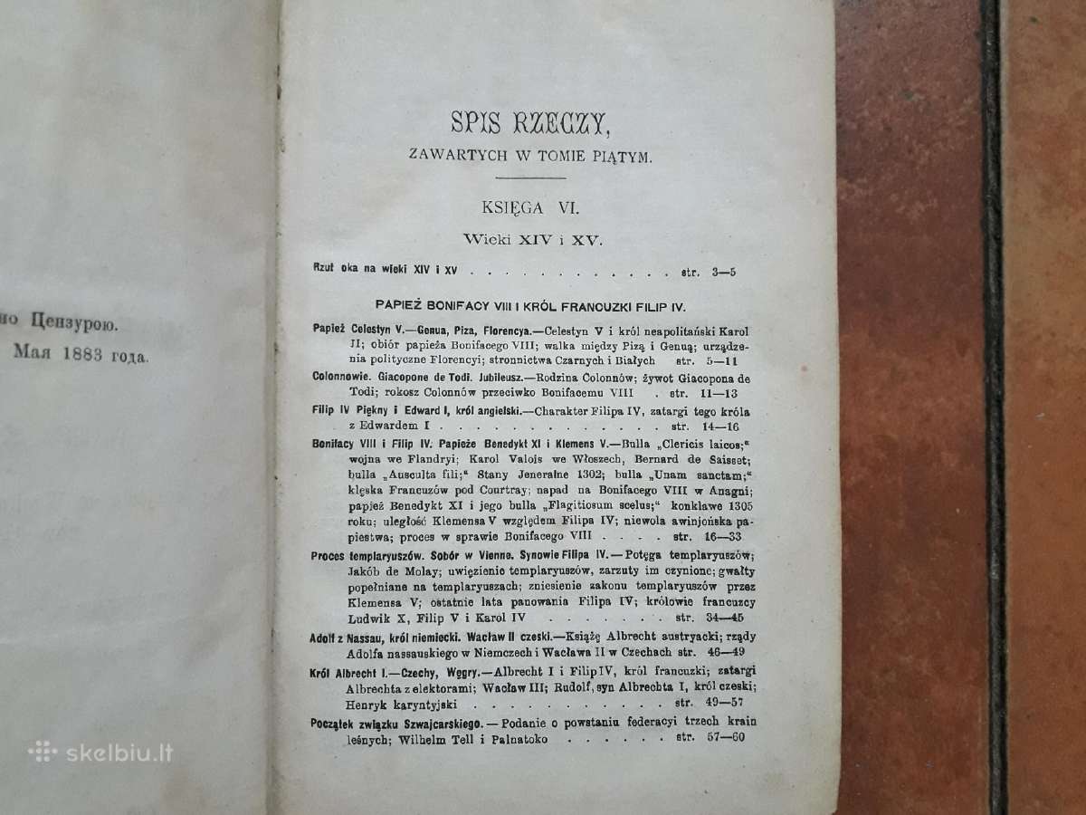 F. J. Holzwath "Historya powszechna" V tom 1883 r. - nuotraukos Nr. 10