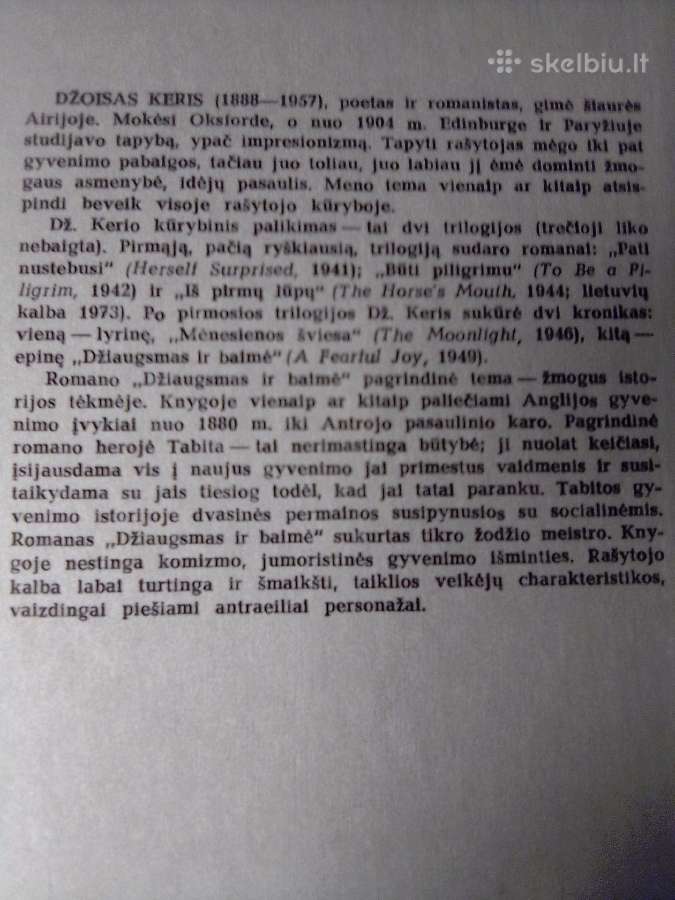 D. Keris Džiaugsmas ir baimė - nuotraukos Nr. 3