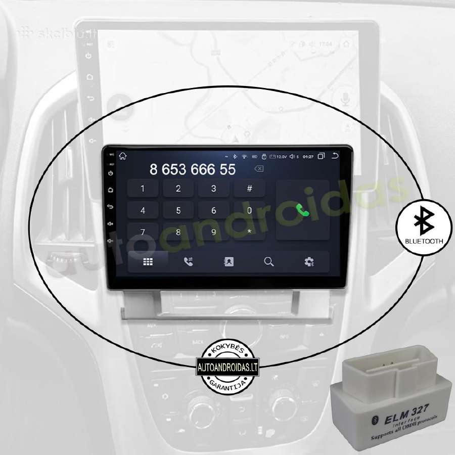 Opel Astra J Verano 2009-17 Android multimedia GPS - nuotraukos Nr. 5