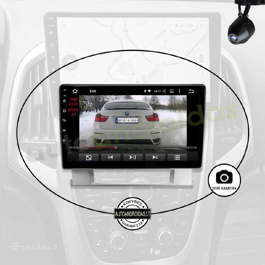 Opel Astra J Verano 2009-17 Android multimedia GPS - nuotraukos Nr. 8