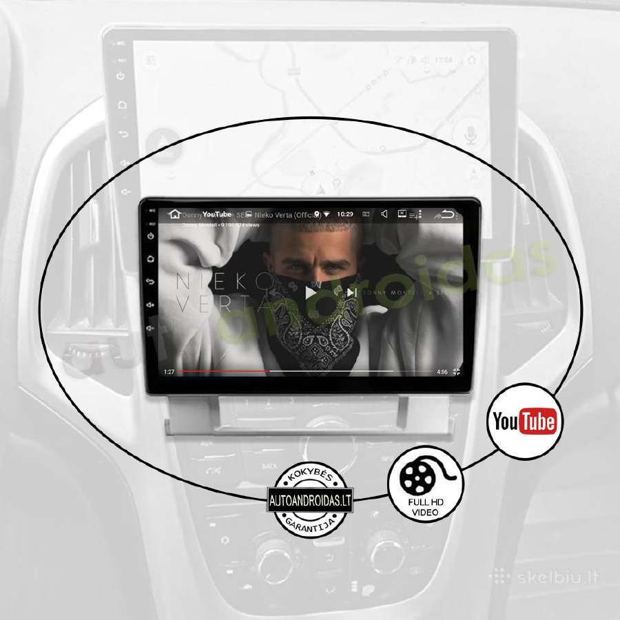 Opel Astra J Verano 2009-17 Android multimedia GPS - nuotraukos Nr. 9