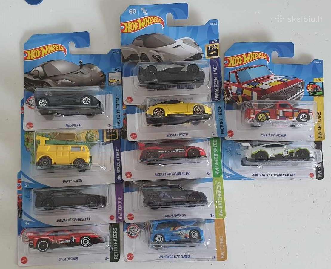 Hot Wheels modeliukai
