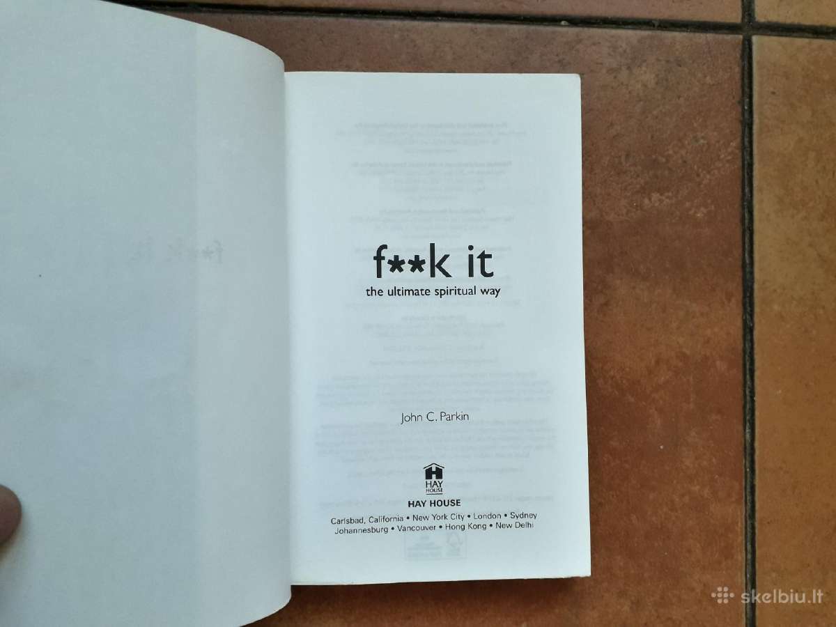John C. Parkin "f**k IT" 2014 year edition - nuotraukos Nr. 3