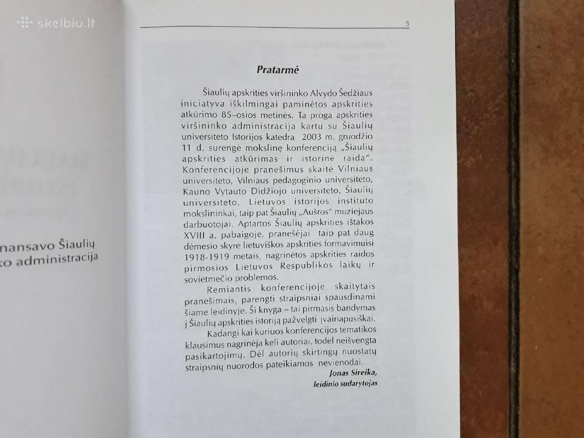 "Šiaulių apskrities istorijos raida" 2004 metai - nuotraukos Nr. 3