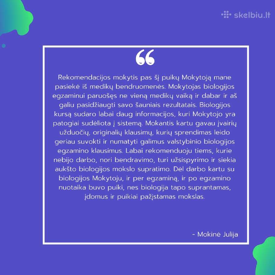 Biologijos pamokų įrašai ir kita metodinė medžiaga - nuotraukos Nr. 7
