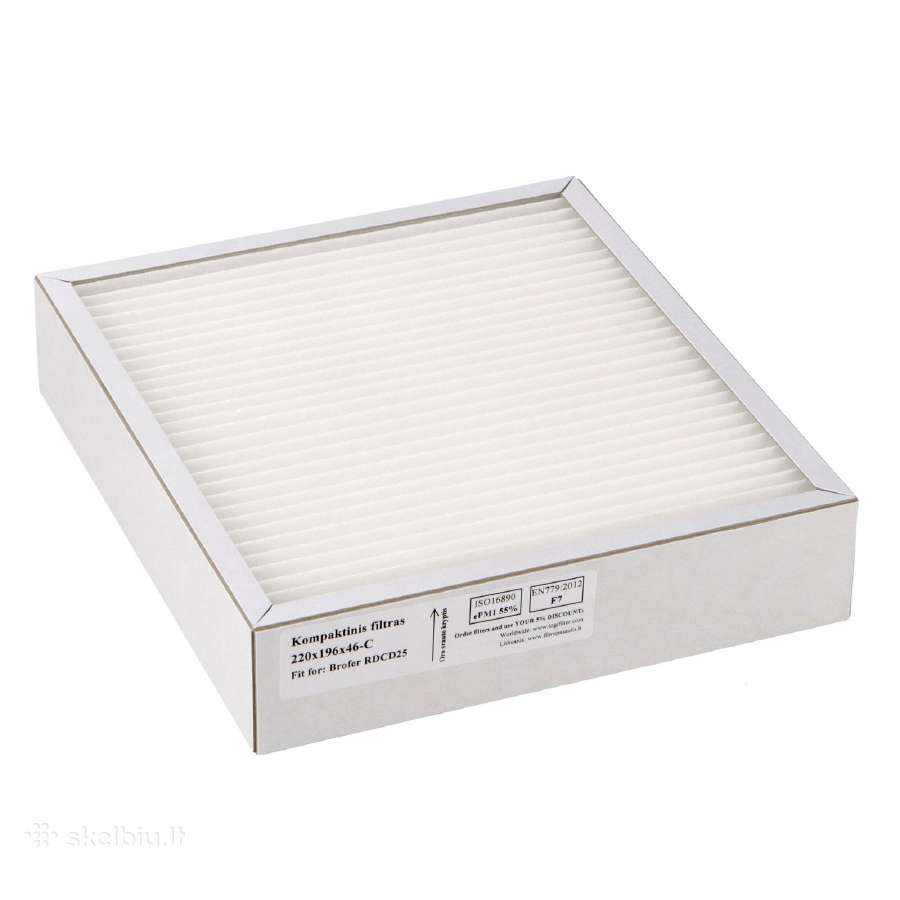 Brofer Rdcd25 rekuperatoriaus filtrai - nuotraukos Nr. 2