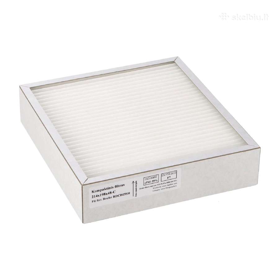 Brofer Rdcd25 rekuperatoriaus filtrai - nuotraukos Nr. 4