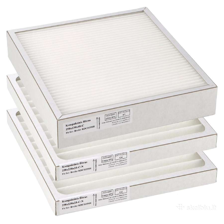 Brofer Rdcd25 rekuperatoriaus filtrai - nuotraukos Nr. 8