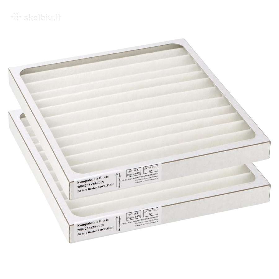 Brofer Rdcd25 rekuperatoriaus filtrai - nuotraukos Nr. 9