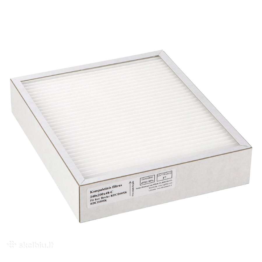 Brofer Rdcd25 rekuperatoriaus filtrai - nuotraukos Nr. 10