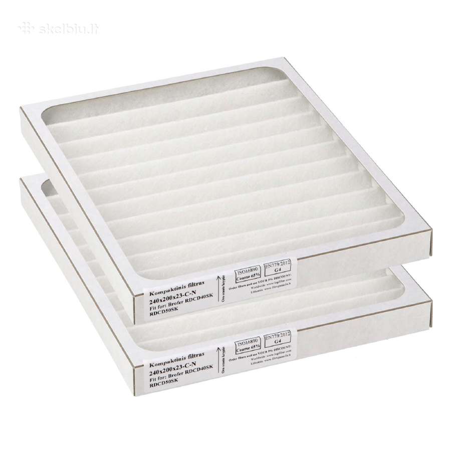 Brofer Rdcd25 rekuperatoriaus filtrai - nuotraukos Nr. 12