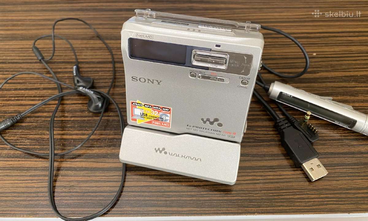 Sony mz n1 minidisc net md komplektas - nuotraukos Nr. 2