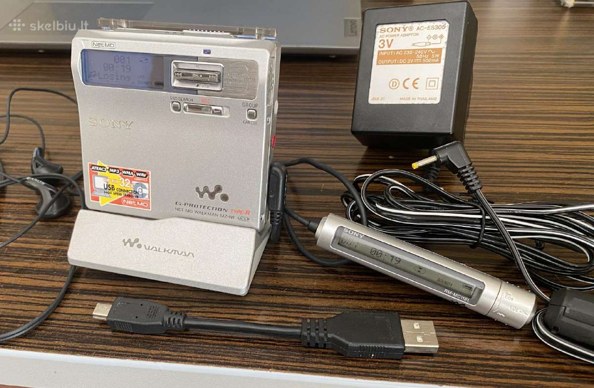 Sony mz n1 minidisc net md komplektas Skelbiu.lt