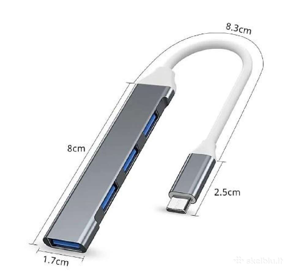 Type- C Usb šakotuvas - nuotraukos Nr. 2