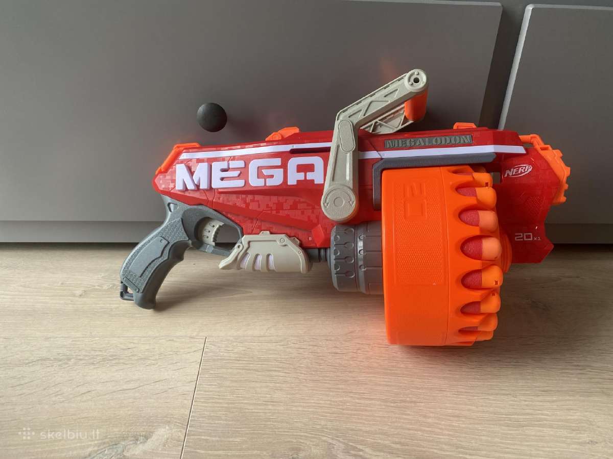 Naujas nerf mega megalodon ginklas su kulkomis 45€ - nuotraukos Nr. 3