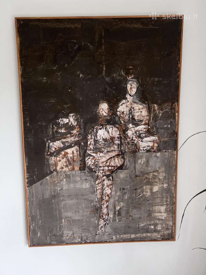 Francois Jousselin 1963 aliejus drobė