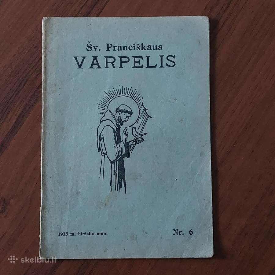 Šv. Pranciškaus Varpelis 1933 m. ,nr.6