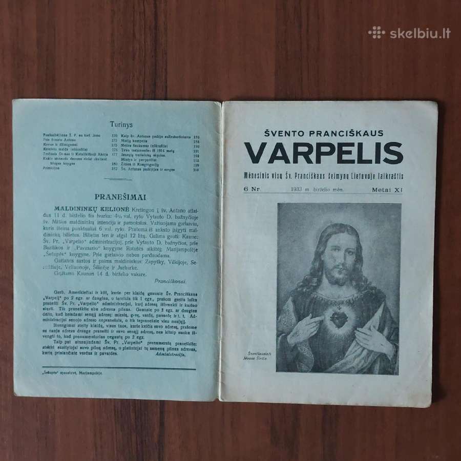 Šv. Pranciškaus Varpelis 1933 m. ,nr.6 - nuotraukos Nr. 4