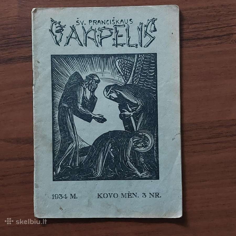 Šv. Pranciškaus Varpelis 1934 m. ,nr.3