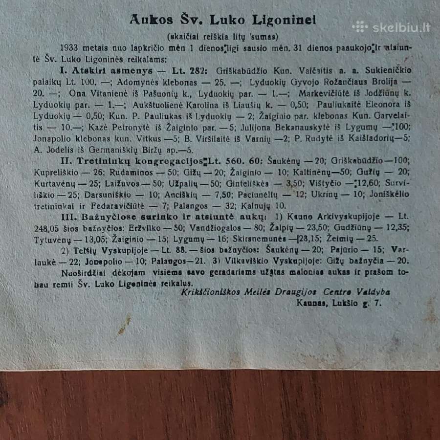 Šv. Pranciškaus Varpelis 1934 m. ,nr.3 - nuotraukos Nr. 5