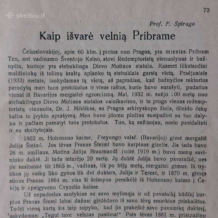 Šv. Pranciškaus Varpelis 1934 m. ,nr.3 - nuotraukos Nr. 6