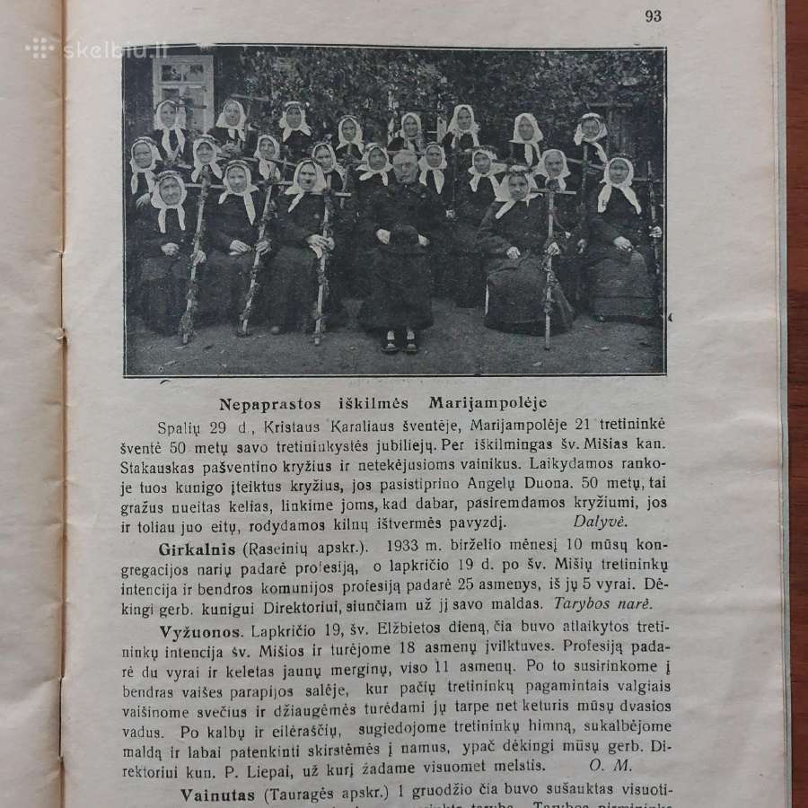 Šv. Pranciškaus Varpelis 1934 m. ,nr.3 - nuotraukos Nr. 10